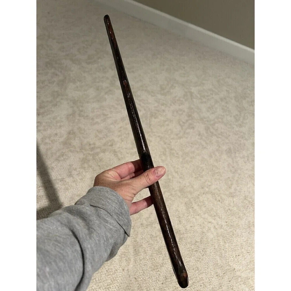 Antique Primitive Hand Carved Wooden Spatula Mixing Paddle Kitchen Tool 17”